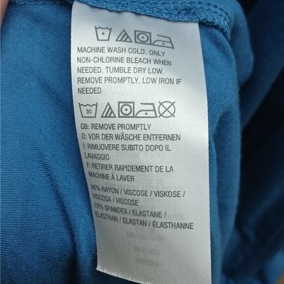 Logo by Lori Goldstein Stretchy Handkerchief Hem Midi Tank Dress Size Medium - Picture 5 of 5